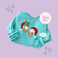 PRINTED MERRY DNLD DAISY - EXCLUSIVE TO MoM - ADULT SWEATSHIRT