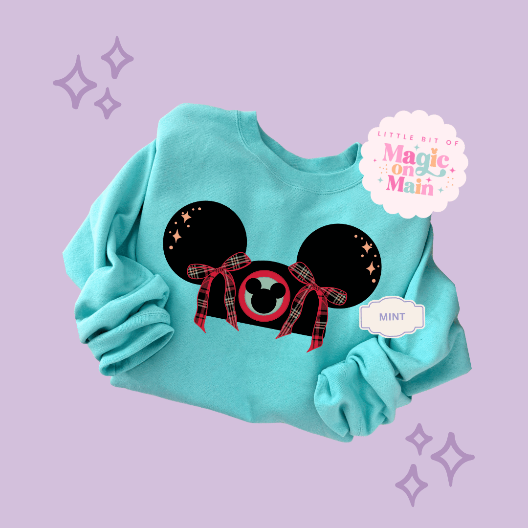 PRINTED HOLIDAY HAT- EXCLUSIVE TO MoM - ADULT SWEATSHIRT