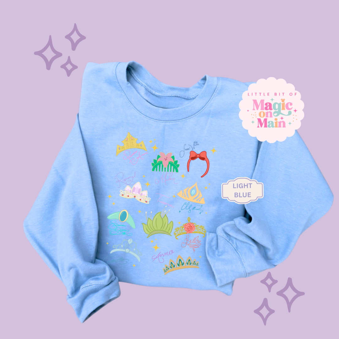 PRINTED CROWNS - TODDLER / YOUTH SWEATSHIRT 10045