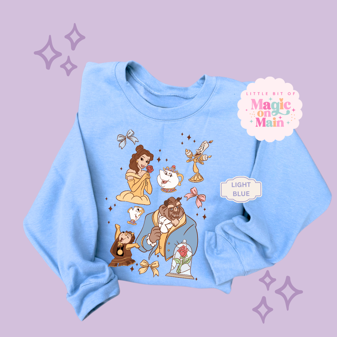 PRINTED BELLE - TODDLER / YOUTH SWEATSHIRT 10044