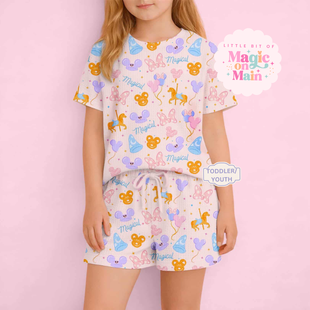 RTS MAGICAL - HEAVYWEIGHT COTTON WAFFLE KNIT LOUNGEWEAR  (10033)