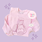 EMBROIDERED STRM TROOPER - OUTLINE ONLY -  ADULT SIZES S, M, L, 2XL - PINK INDEPENDENT TRADING CO SWEATSHIRT