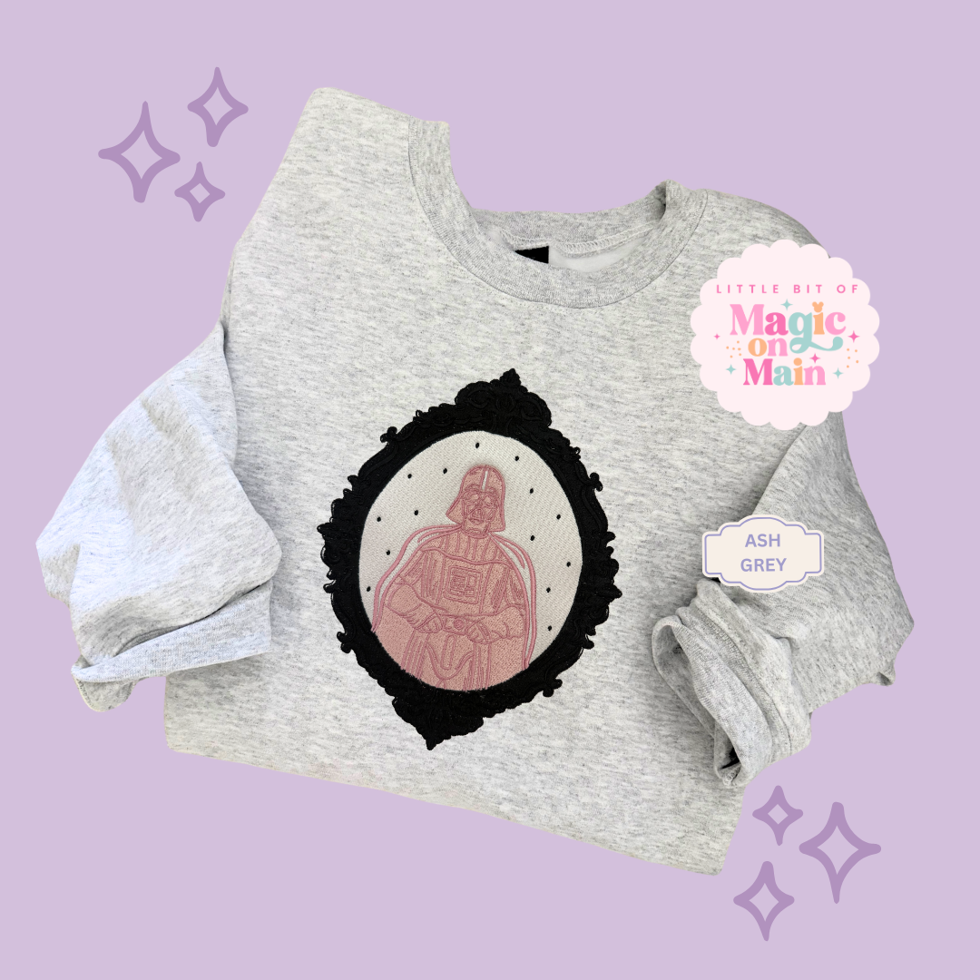 EMBROIDERED DARK SIDE FRAME - EXCLUSIVE COLLAB DESIGN - ADULT SWEATSHIRT