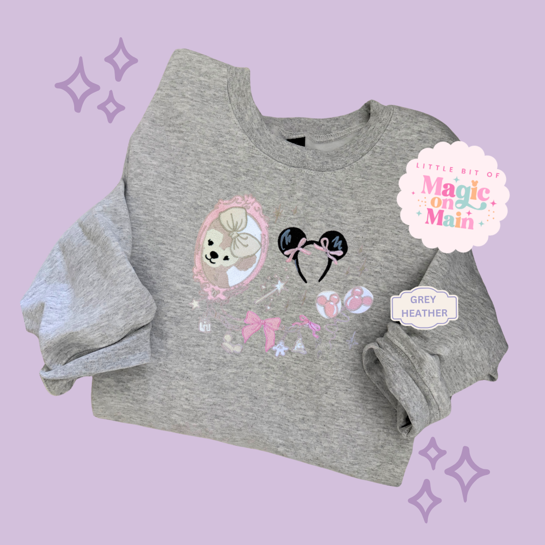 EMBROIDERED PARK GIRLIE - ADULT SWEATSHIRT 10052