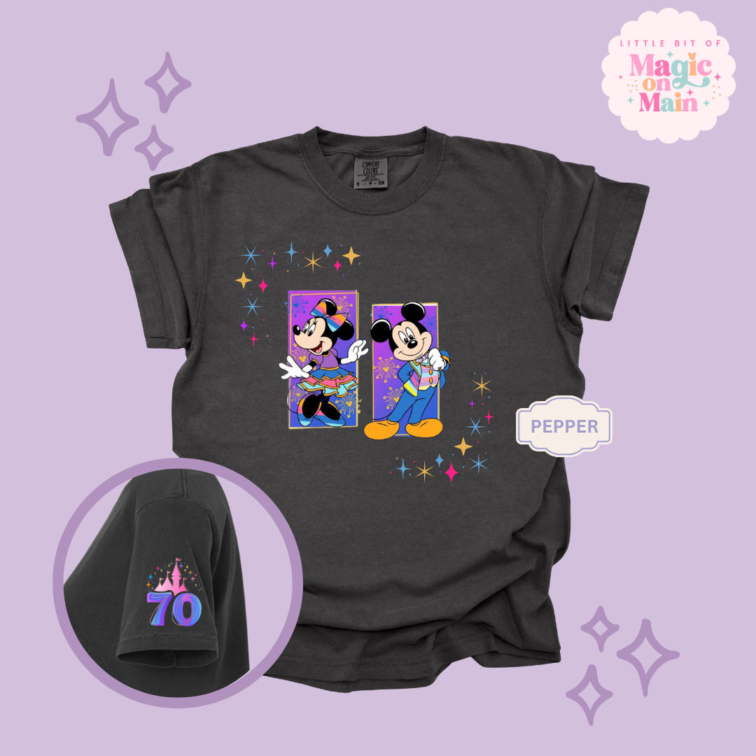 PRINTED 70TH  - EXCLUSIVE TO MoM - ADULT T-SHIRT