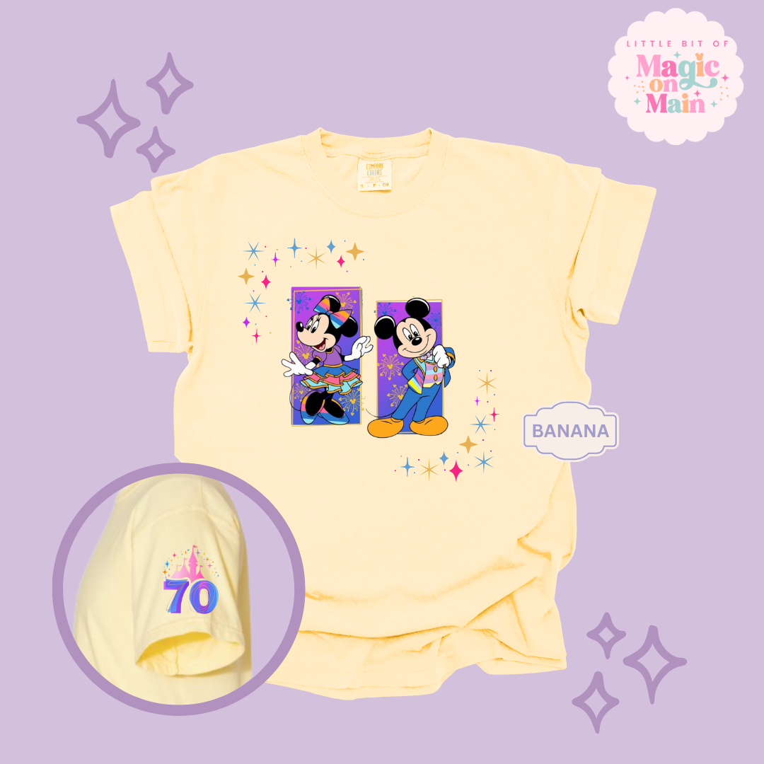 PRINTED 70TH  - EXCLUSIVE TO MoM - ADULT T-SHIRT