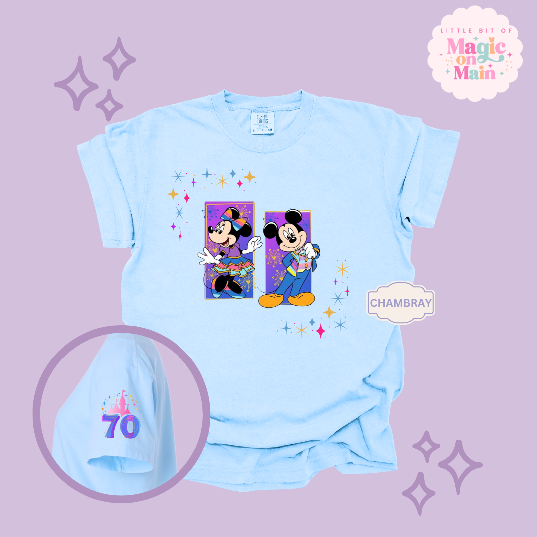 PRINTED 70TH  - EXCLUSIVE TO MoM - ADULT T-SHIRT