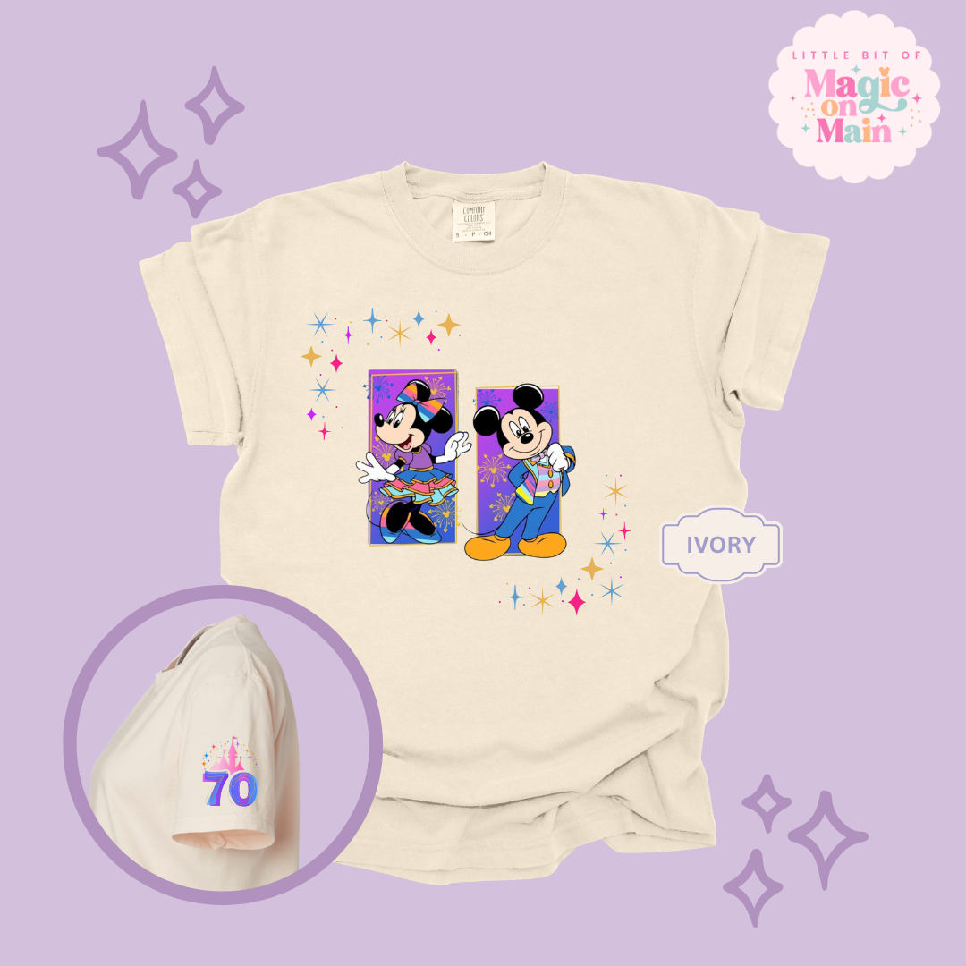 PRINTED 70TH  - EXCLUSIVE TO MoM - ADULT T-SHIRT