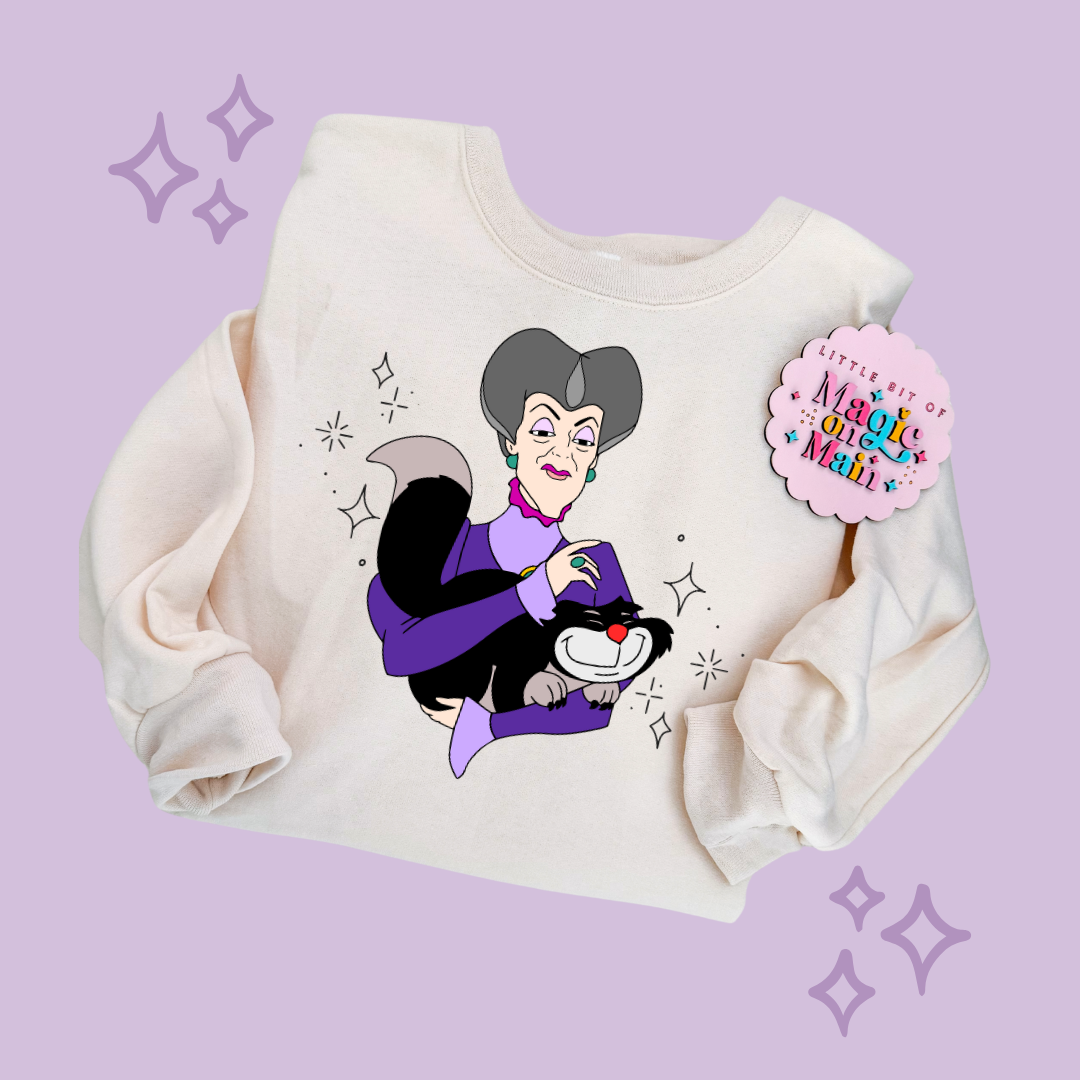PRINTED TREMAINE WITH SPARKLE - ADULT SWEATSHIRT