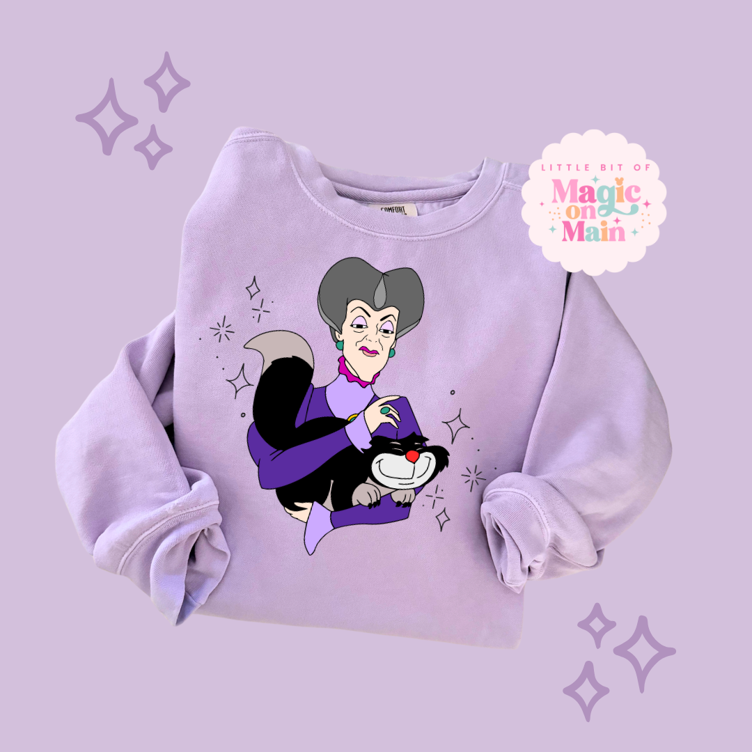 PRINTED TREMAINE WITH SPARKLE - ADULT SWEATSHIRT