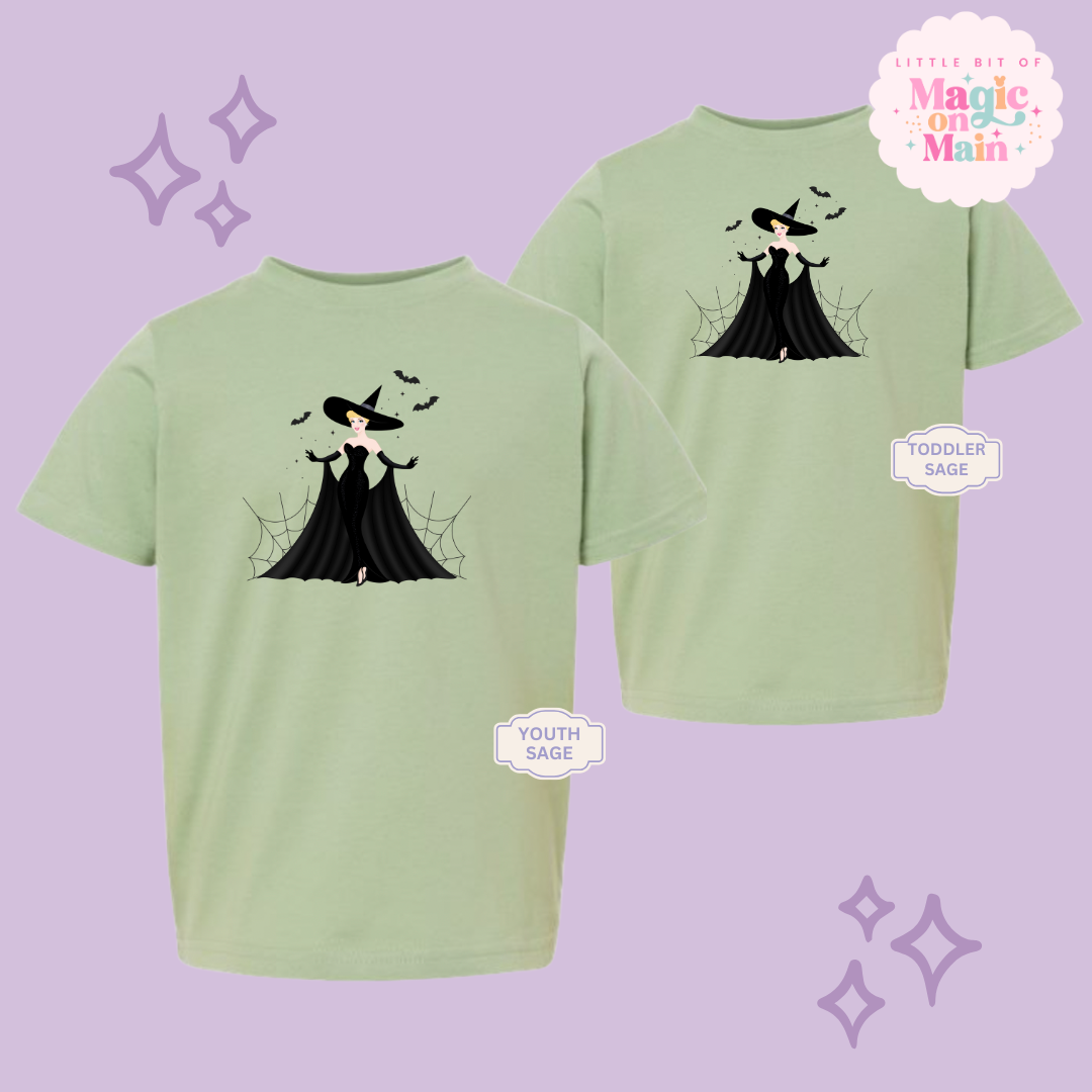 PRINTED SPOOKY CINDY - YOUTH/TODDLER