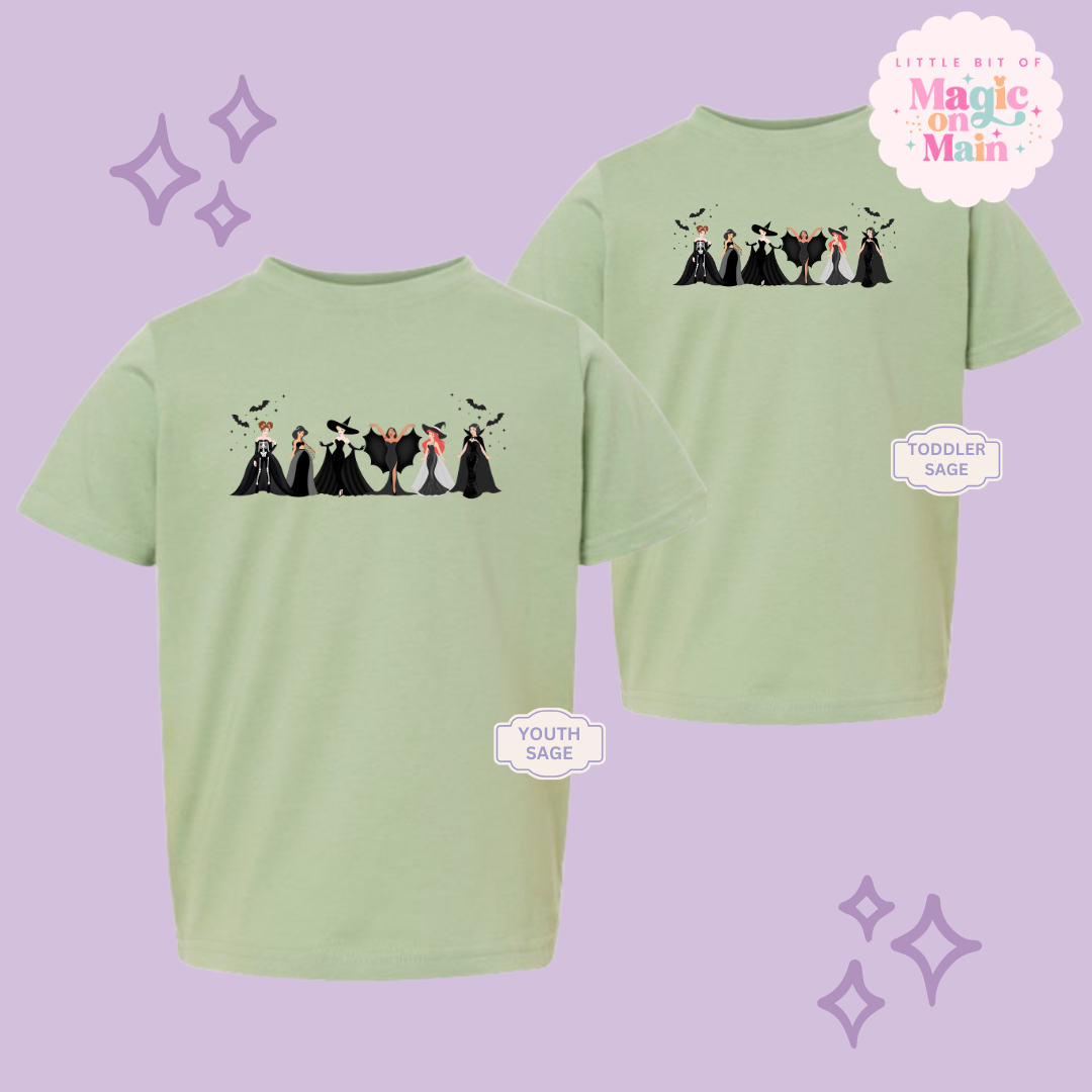 PRINTED SPOOKY PRINCESSES - YOUTH/TODDLER