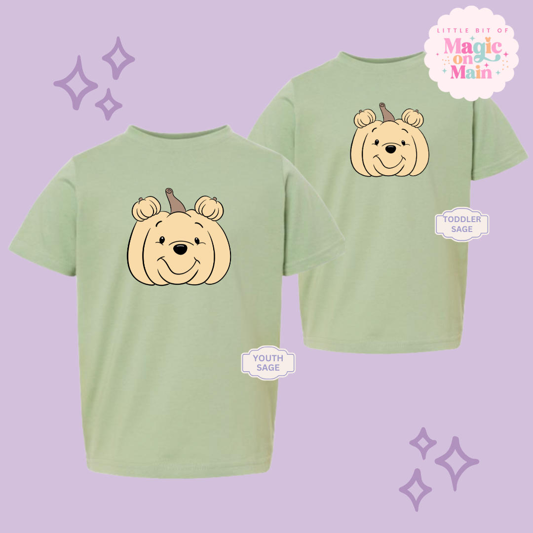 PRINTED POOH PUMPKIN - YOUTH/TODDLER