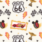 PREORDER ONLY - ANTICIPATED SHIP DATE SEPTEMBER - ROUTE 66 HEAVYWEIGHT COTTON WAFFLE KNIT LOUNGEWEAR