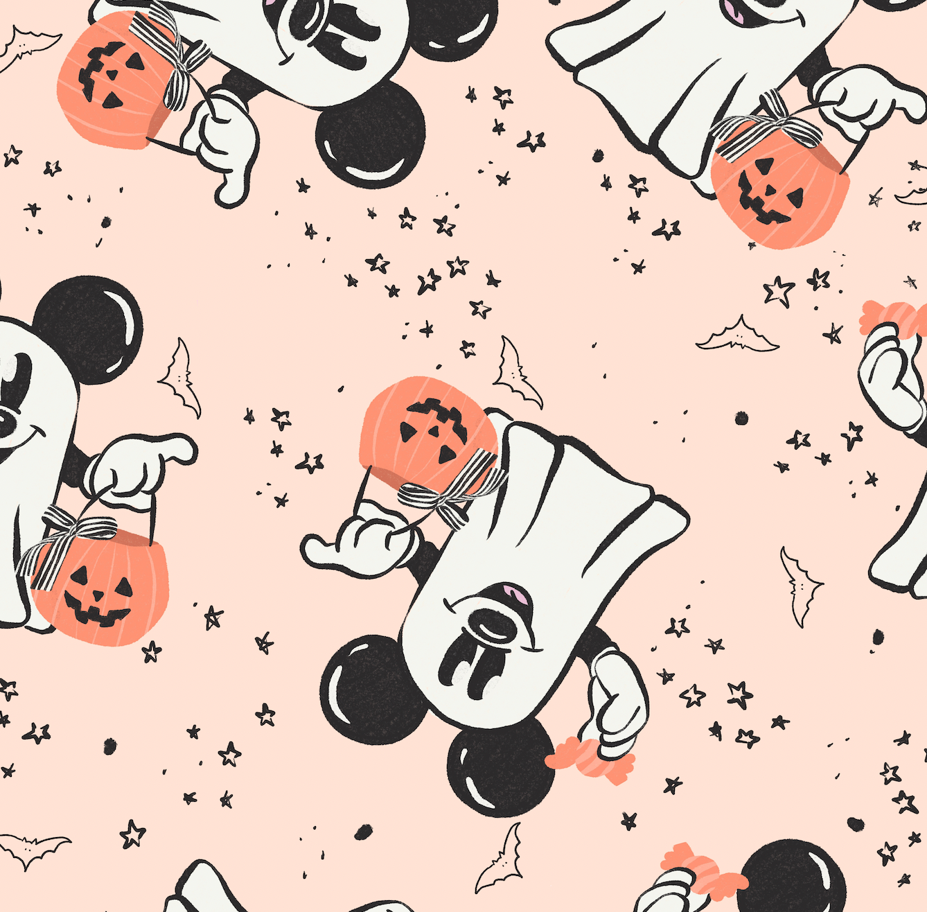 PREORDER ONLY - HALLOWEEN MOUSE BAMBOO LOUNGEWEAR - ANTICIPATED SHIP DATE MID SEPTEMBER
