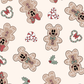 PREORDER ONLY - MAIN STREET GINGERBREAD WAFFLE KNIT LOUNGEWEAR - EXCLUSIVE TO MoM -  ANTICIPATED SHIP DATE LATE SEPTEMBER/EARLY OCTOBER
