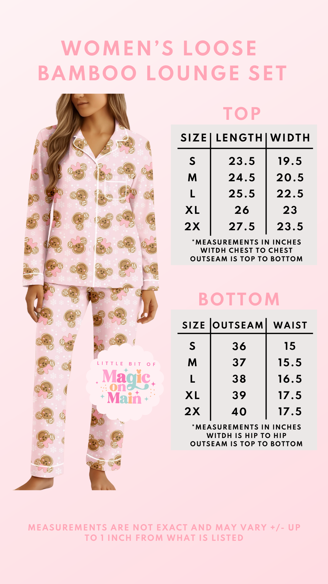READY TO SHIP (RTS) - GINGERBREAD LOUNGEWEAR SETS - NO RESTOCKS TO SIZES ONCE SOLD OUT