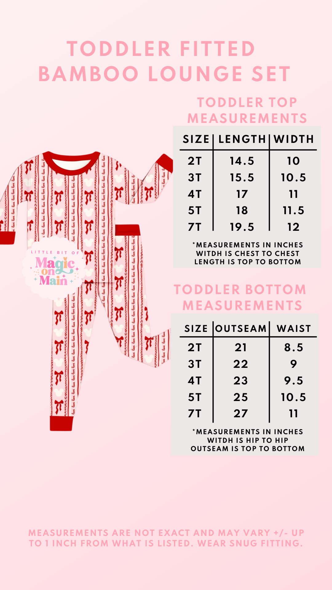 READY TO SHIP (RTS) - BAMBOO COQUETTE LOUNGEWEAR - (10010)