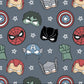 HEROES COTTON WAFFLE KINT LOUNGEWEAR