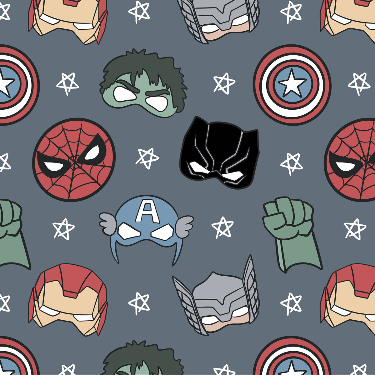 HEROES COTTON WAFFLE KINT LOUNGEWEAR