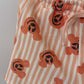 MCKY PUMPKIN HEAVYWEIGHT COTTON WAFFLE KNIT LOUNGEWEAR