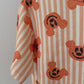 MCKY PUMPKIN HEAVYWEIGHT COTTON WAFFLE KNIT LOUNGEWEAR